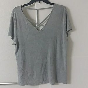 Shirt with crosses across chest and back